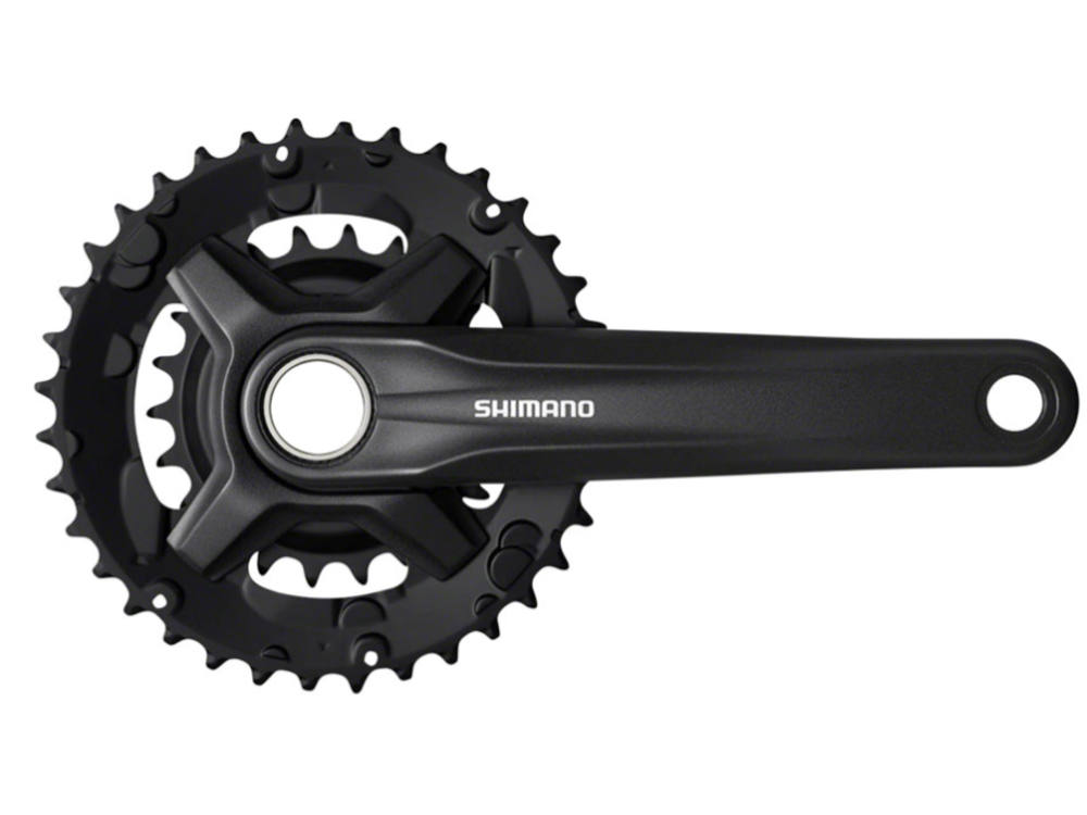 Shimano FRONT CHAINWHEEL, FC-MT210-2, FOR REAR 9-SPEED, 2-PCS FC, 17