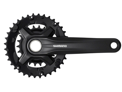 Shimano FRONT CHAINWHEEL, FC-MT210-2, FOR REAR 9-SPEED, 2-PCS FC, 17