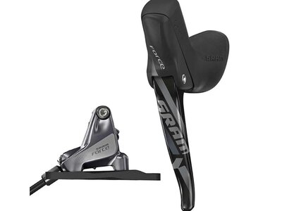 Sram SRAM, Force 1 HRD, Road Hydraulic Disc Brake, Front, Flat mount, Dropper Remote, Black