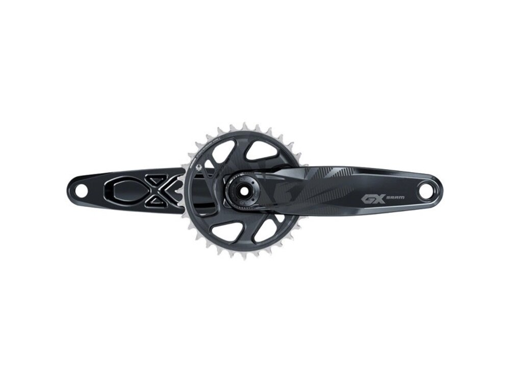 Sram SRAM GX Eagle Fat Bike Crankset - 165mm, 12-Speed, 30t, Direct Mount, DUB Spindle Interface, For 190mm Rear Spacing, Lunar