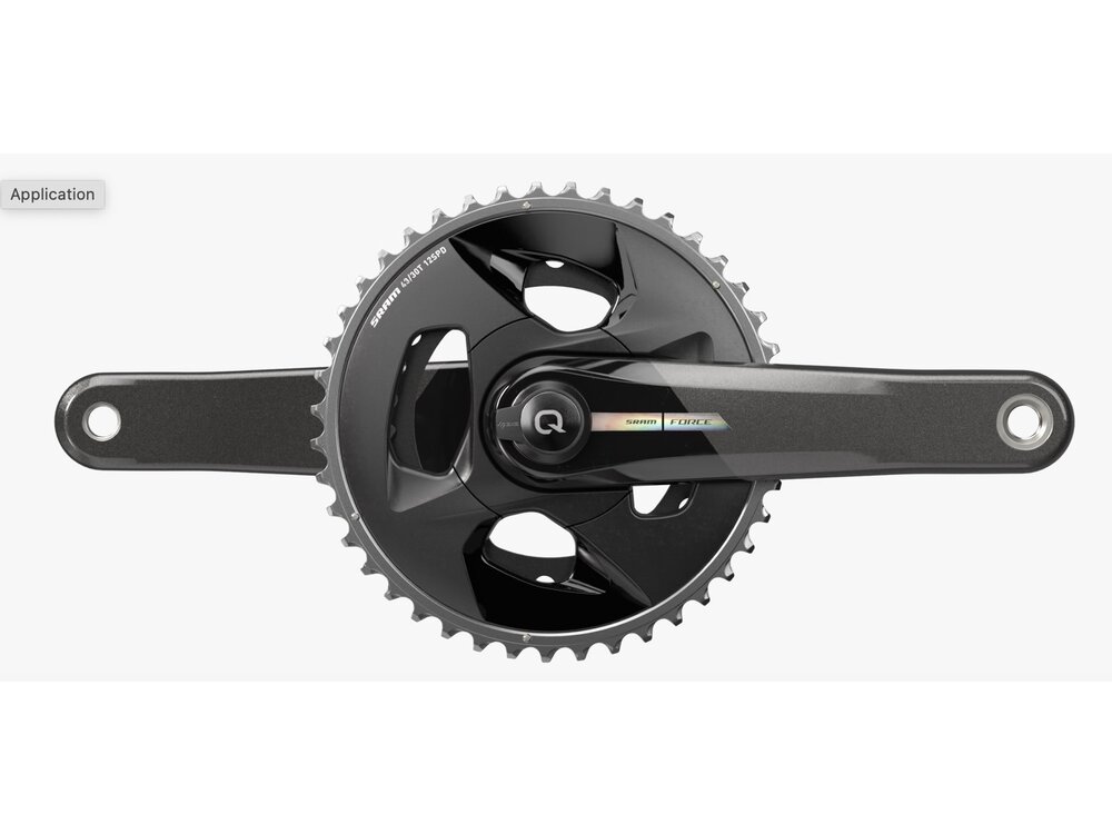 Sram SRAM Force AXS Wide D2 - Unicorn Grey w/Laser Foil - Road Power Meter Spindle DUB 1725 - 4330T (BB not included)