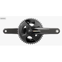 SRAM Force AXS Wide D2 - Unicorn Grey w/Laser Foil - Road Power Meter Spindle DUB 1725 - 4330T (BB not included)