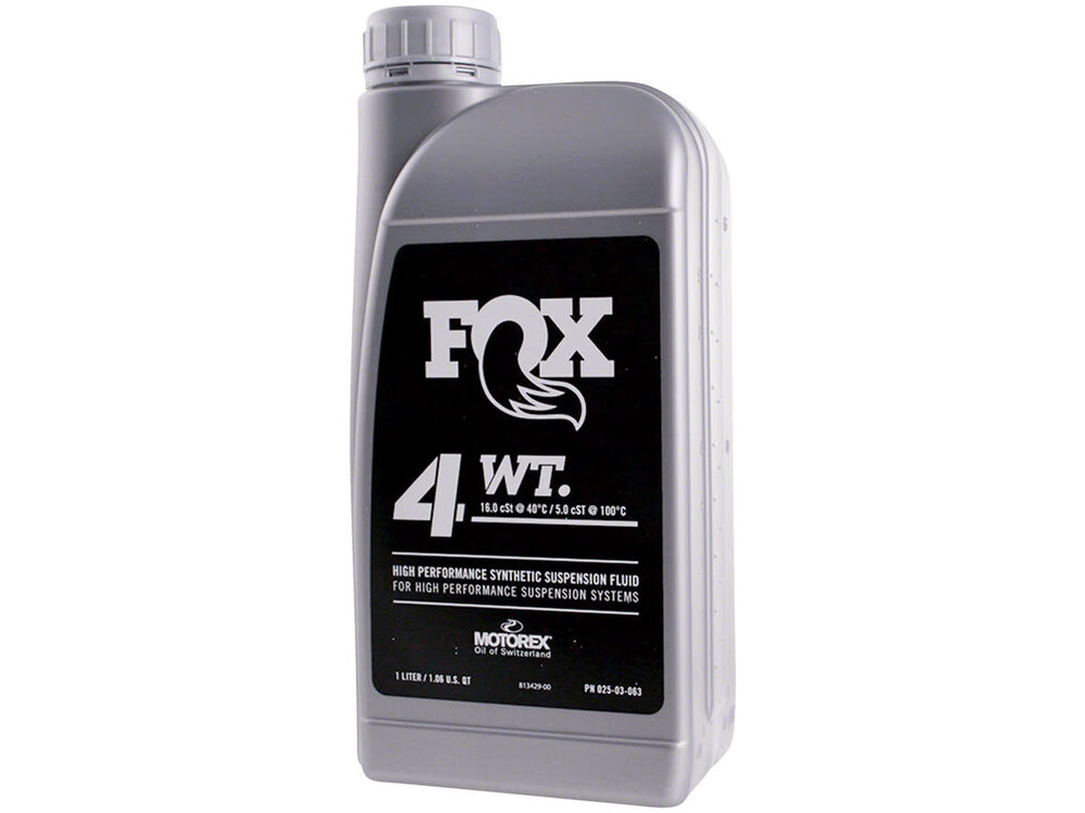 FOX Oil: Suspension Fluid,4 WT,1.0 Liter Bottle