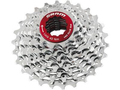Sram SRAM PG-970 Cassette - 9 Speed, 12-26t, Silver