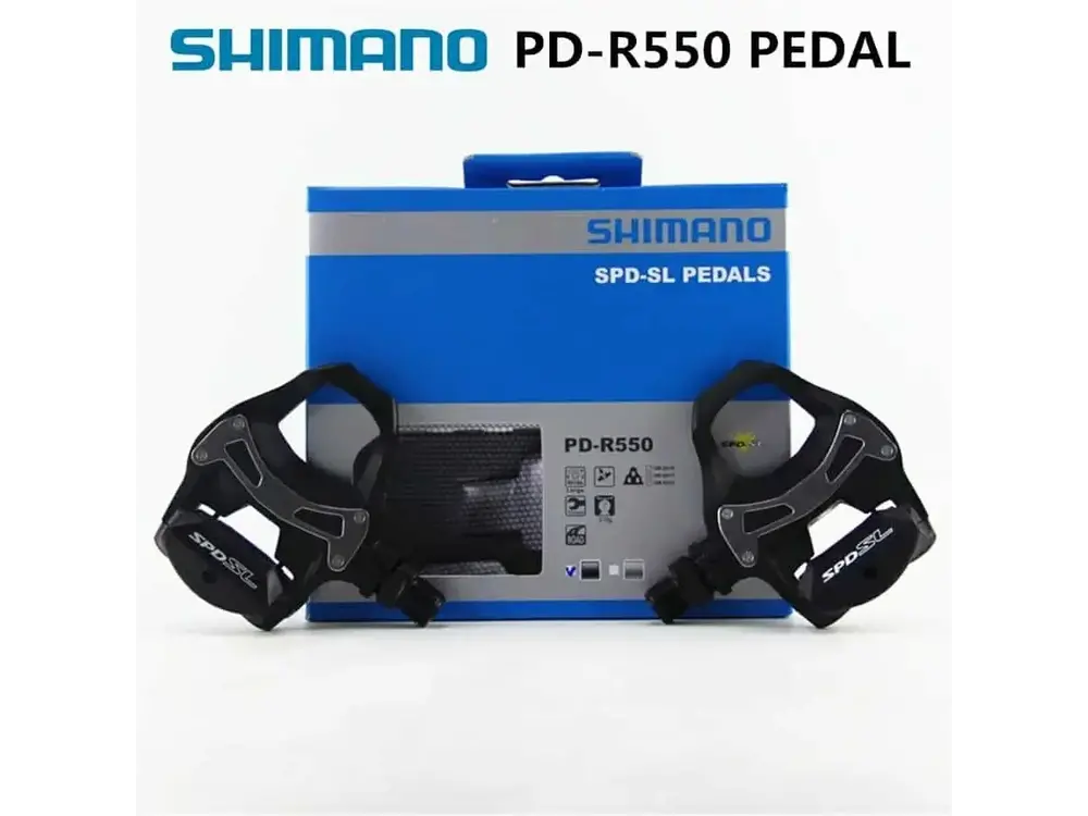Shimano Shimano SPD SL PD-R550 Clipless Road Pedal Black
