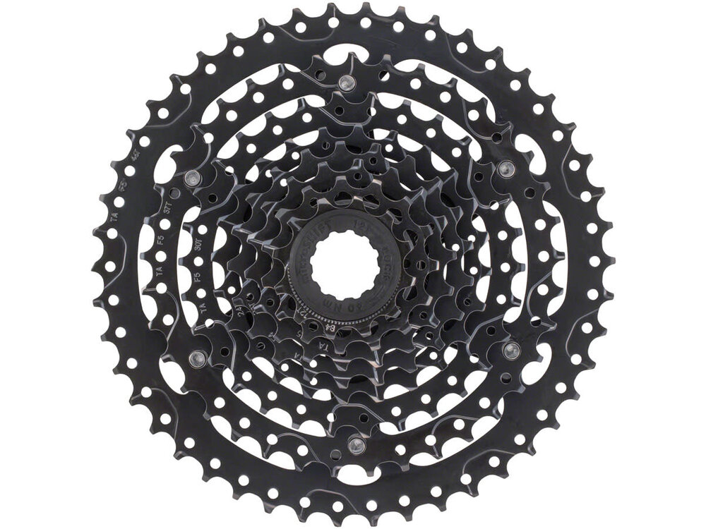 microSHIFT microSHIFT Acolyte Cassette - 8 Speed, 12-46t, Black, ED Coated