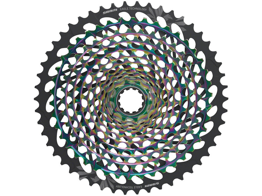 Sram SRAM XX1 Eagle AXS XG-1299 Cassette - 12-Speed, 10-50t, Rainbow, For XD Driver Body