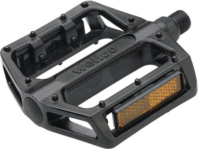 wellgo Wellgo B087 Pedals - Platform, Aluminum, 9/16", Black