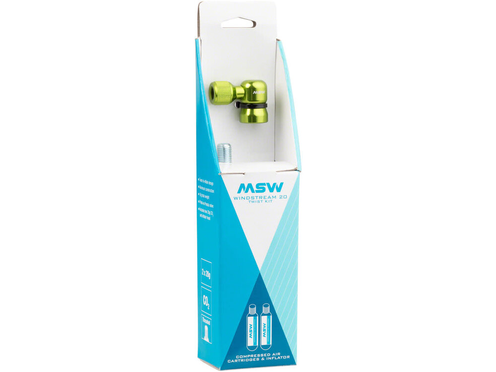 MSW MSW Windstream Twist 20 Kit with two 20g CO2 Cartridges