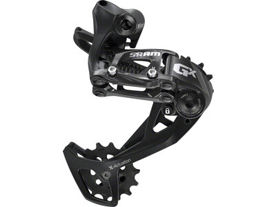 Sram SRAM GX Rear Derailleur - 11 Speed, Medium Cage, Black, 2x, With Clutch