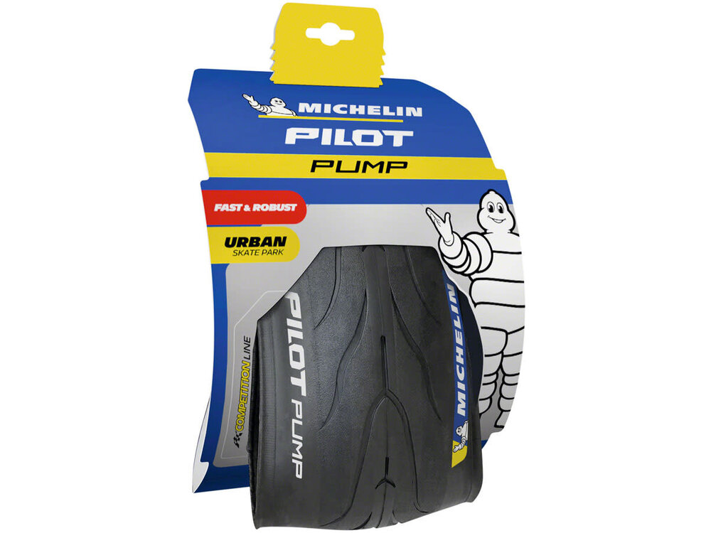Michelin Michelin, Pilot Pump, Tire, 26''x2.30, Folding, Tubeless Ready, 55TPI, Black