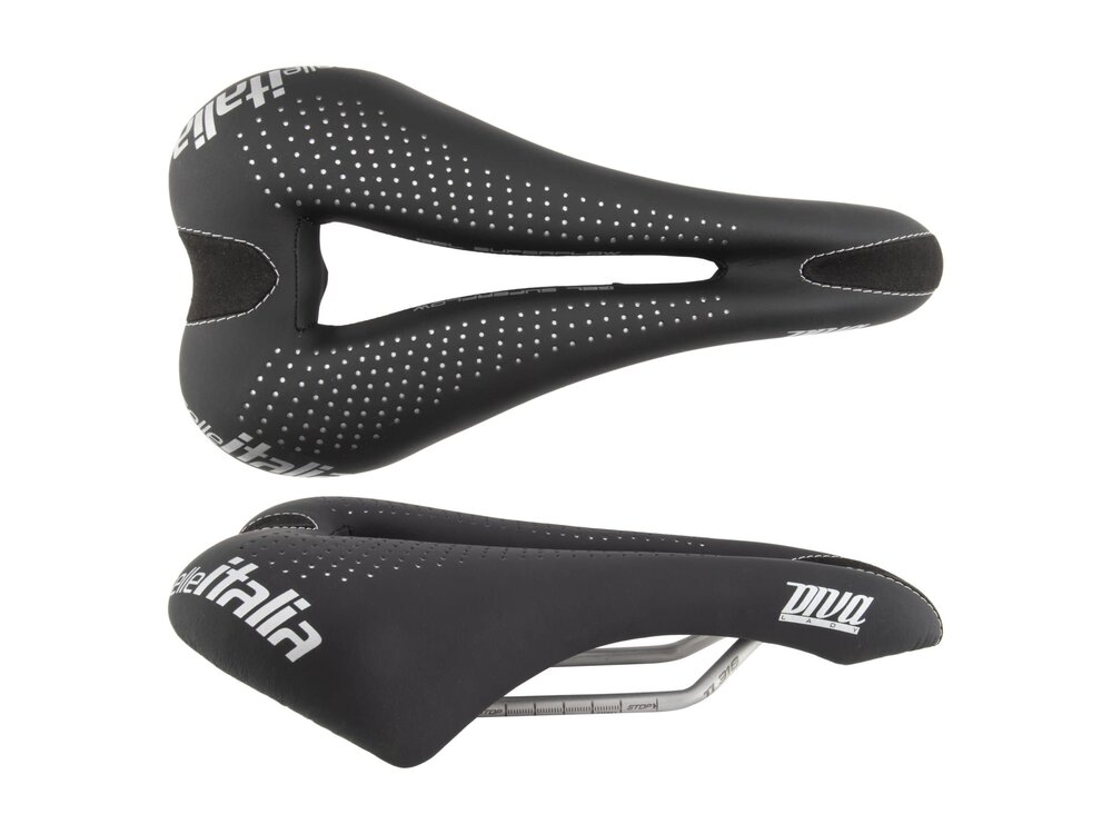 Selle Italia New Take-Off Saddle:  Selle Italia, DIVA Gel Superflow, Saddle, 270 x 135mm, Women, 275g