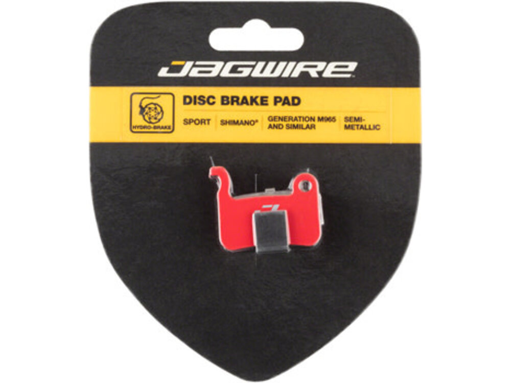 Jagwire Jagwire Sport Semi-Metallic Disc Brake Pads - Bulk Box, For Shimano XTR M965/M966/M975, SLX M665, Saint M800, Deore XT M765/M775/M776 single