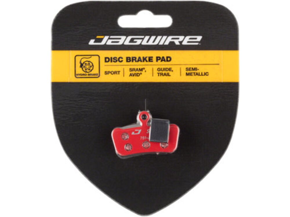 Jagwire Jagwire Sport Semi-Metallic Disc Brake Pads for SRAM Guide RSC, RS, R, Avid Trail