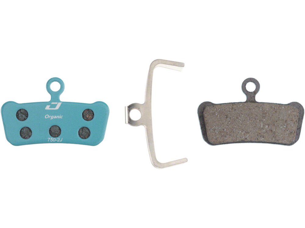 Jagwire Jagwire Sport Organic Disc Brake Pads for SRAM Guide Ultimate, RSC, RS, R, Avid Trail - Steel Backed