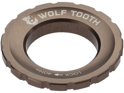 Wolf Tooth Components Wolf Tooth CenterLock Rotor Lockring - External Splined, Espresso