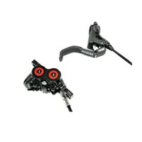 Magura MT5 HC Disc Brake and Lever -  Front or Rear, Hydraulic, Post Mount, Black/Neon Red