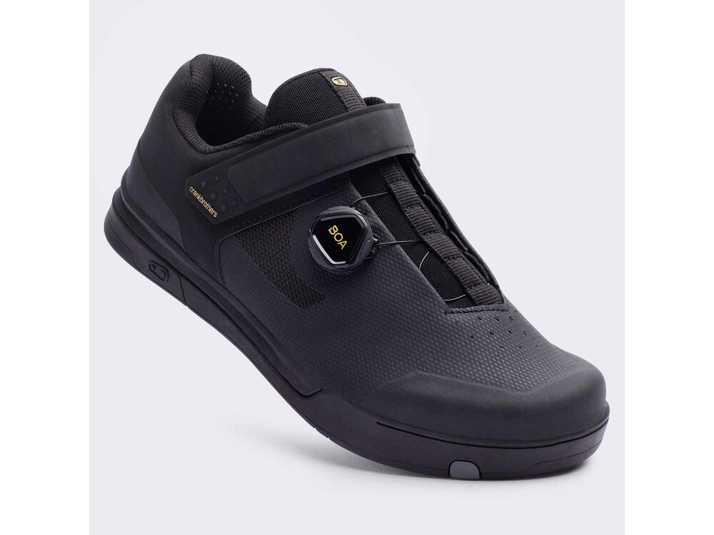 Crankbrothers Mountain Shoes MALLET BOA BLACK/GOLD/BLACK 11.0