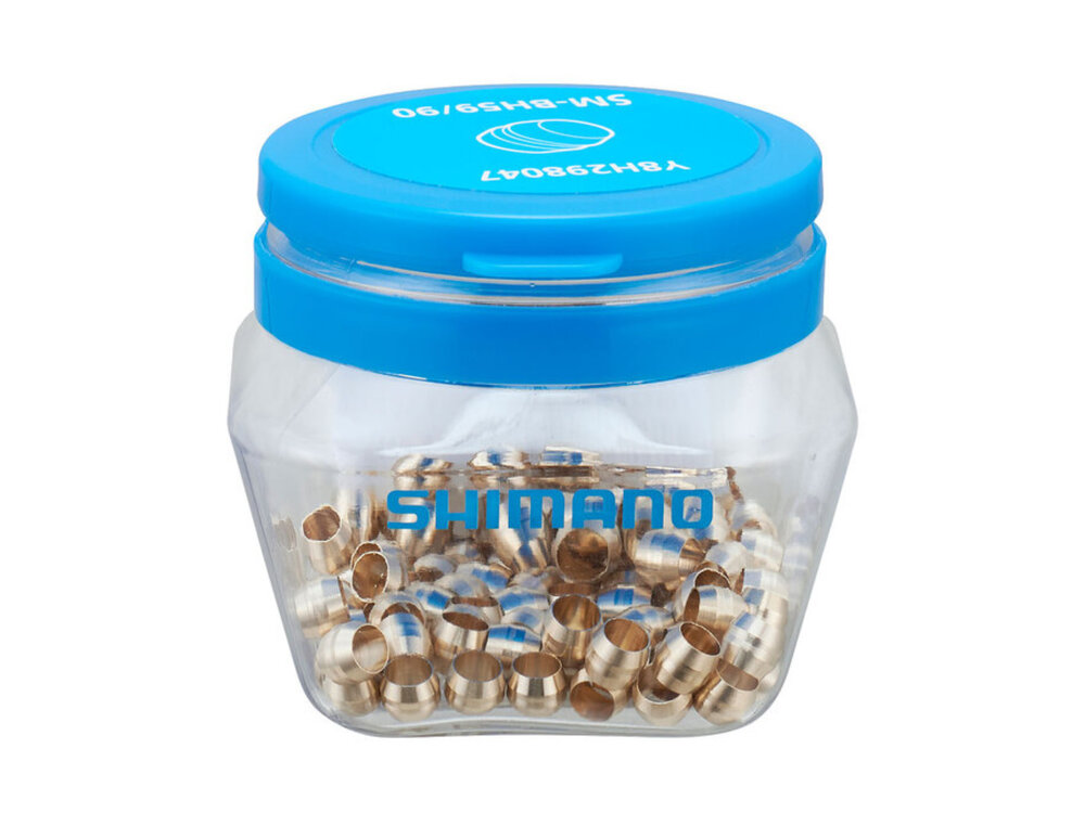 Shimano SM-BH59 / SM-BH90 OLIVE, NO CONNECTING INSERTS, 100PCS (BULK)