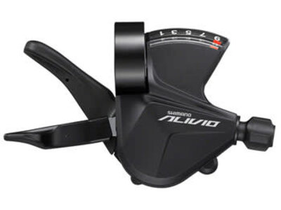 Shimano Shimano Alivio SL-M3100-R Shifter - Right, 9-Speed, RapidFire Plus, Optical Gear Display