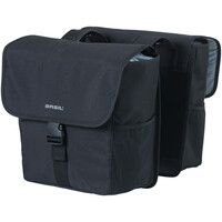 Basil Go Double  Pannier - 32L, Black