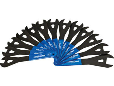 Park Tool Park Tool SCW-SET.3 Cone Wrench Set 13-24, 26, and 28mm, Blue/Silver