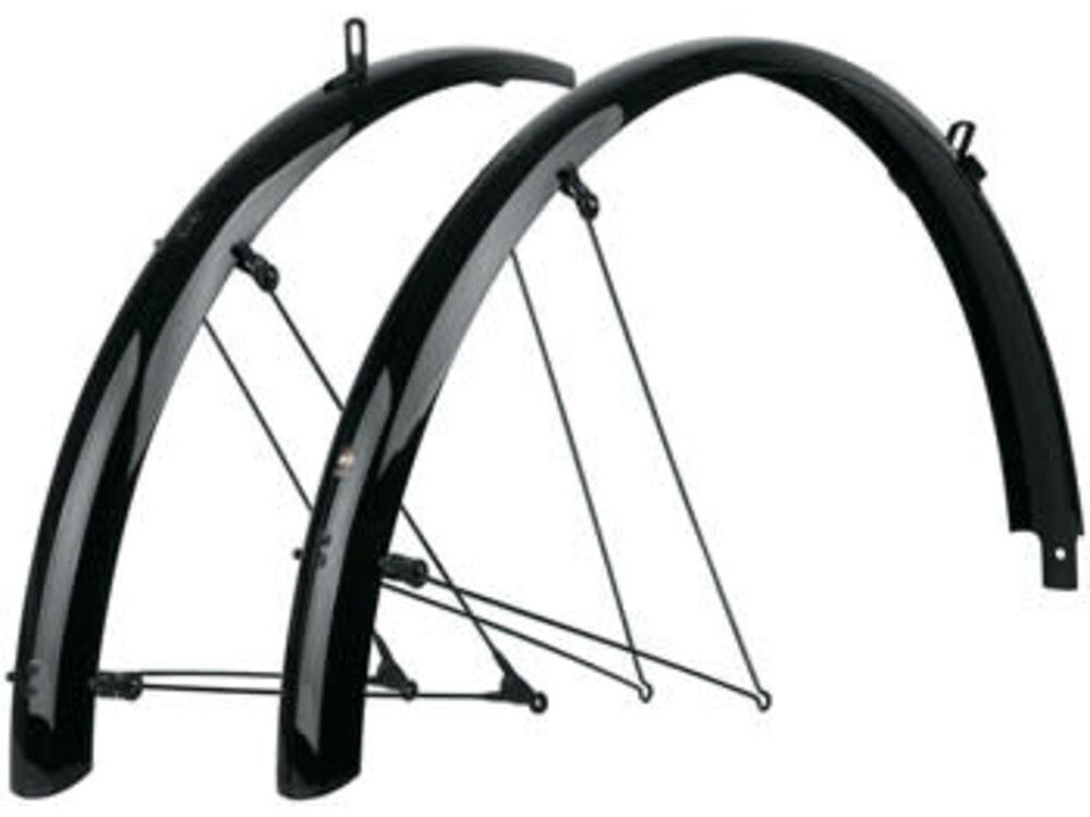 SKS SKS B55 Bluemels Full Coverage Fender Set - 55mm, 700 x 38-47, Black
