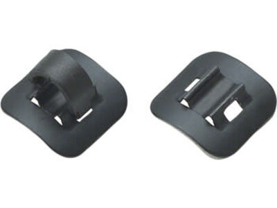 Jagwire Jagwire Alloy Stick-On Guides with C-Clips Black, Box of 4