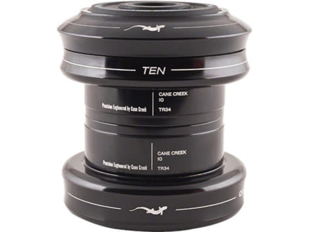 Cane Creek Cane Creek 10 Series Complete Headset, EC34/28.6mm Upper and EC34/30.0mm Lower, Black