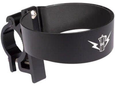 PDW PDW Barista Cup Holder For Handlebars 22.0-26.0mm, Lightning/Moka Pot Design, Black