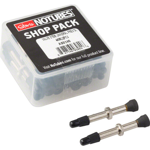 Stan's No Tubes Stan's Tubeless Universal Valve Stems - Brass, 44mm, 25-pack Stan's No Tubes Stan's Tubeless Universal Valve Stems - Brass, 44mm, 25-pack