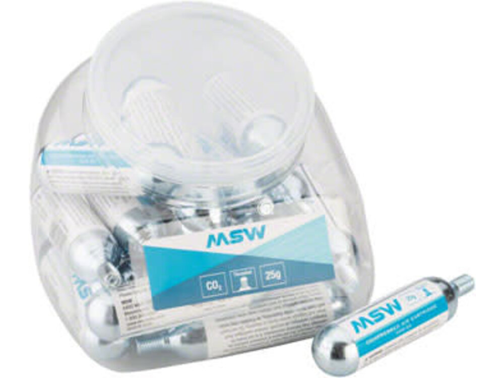 MSW MSW CO2-25 CO2 Cartridge: 25g, POP Jar of 20