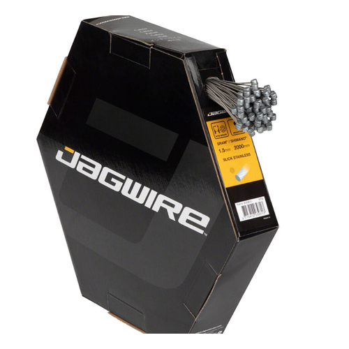 Jagwire Jagwire Sport Brake Cable 1.5x2000mm Slick Stainless SRAM/Shimano MTB, Box of 100 Jagwire Jagwire Sport Brake Cable 1.5x2000mm Slick Stainless SRAM/Shimano MTB, Box of 100