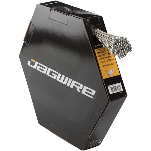Jagwire Jagwire Brake Cable Basics 1.6x2000mm Stainless SRAM/Shimano Road, Box of 100 Jagwire Jagwire Brake Cable Basics 1.6x2000mm Stainless SRAM/Shimano Road, Box of 100