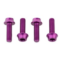 Wolf Tooth Water Bottle Cage Bolts Purple
