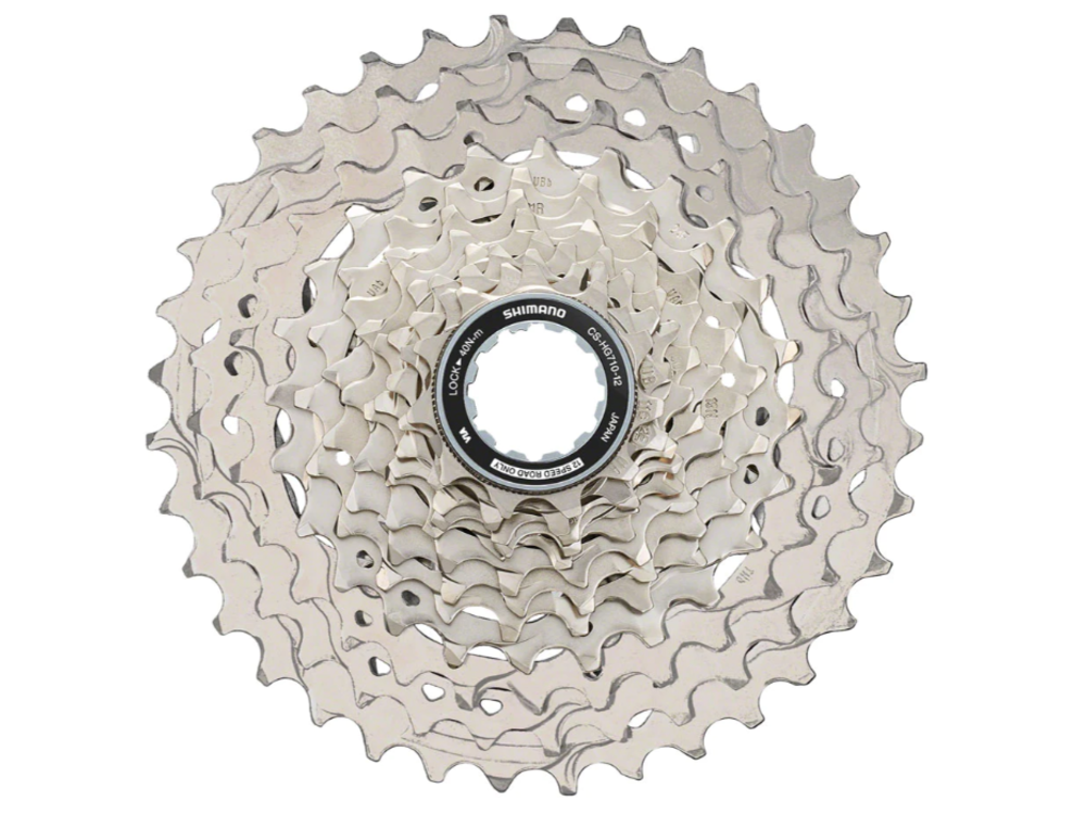 Shimano Shimano 105 CS-HG710-12 Cassette - 12-Speed, 11-36t, HG L2, Silver