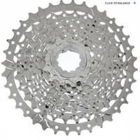 CASSETTE SPROCKET, CS-HG400-9, 9-SPEED, 12-14-16-18-21-24-28-32-36T
