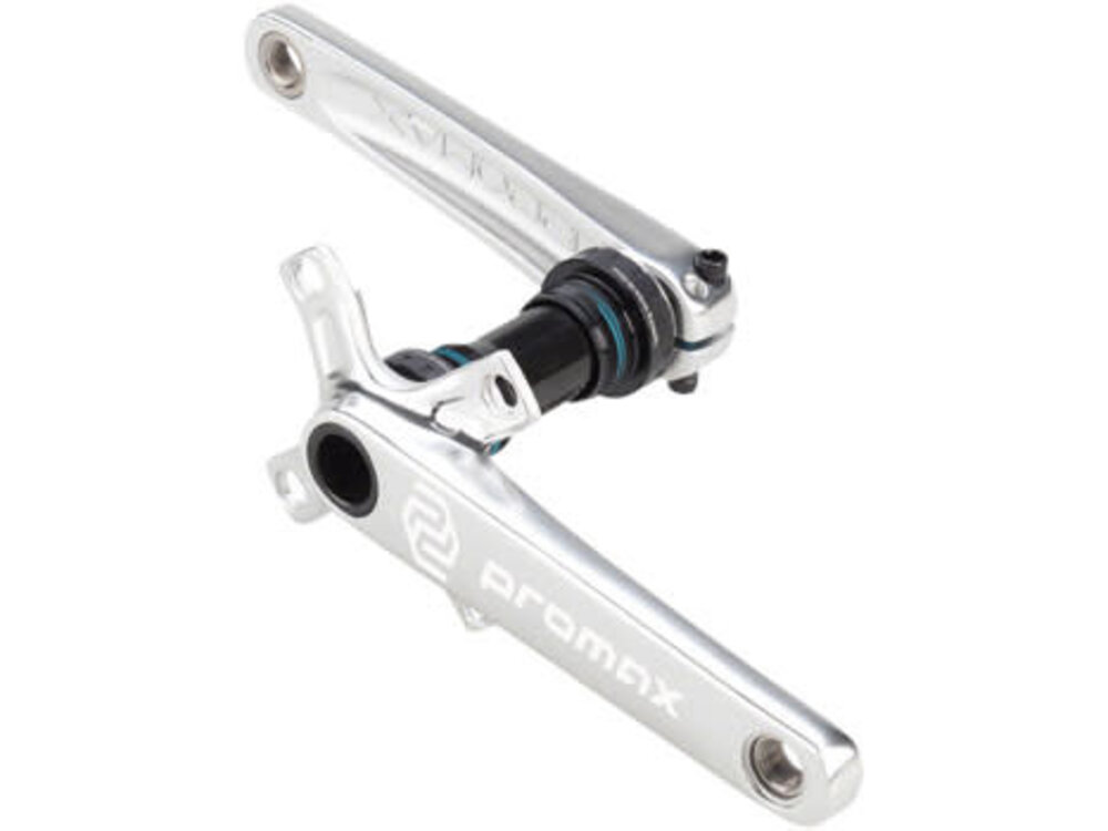 Promax Promax CF-2 Crankset - 165mm, 24mm Spindle, 2-Piece, 68mm English BB Included, Silver