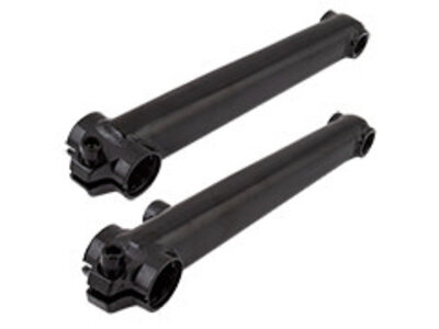 SE BIKES BMX RAD CROMO 175 3PC CRANKSET 19mmx8T SPLINE BK w/BB AXLE