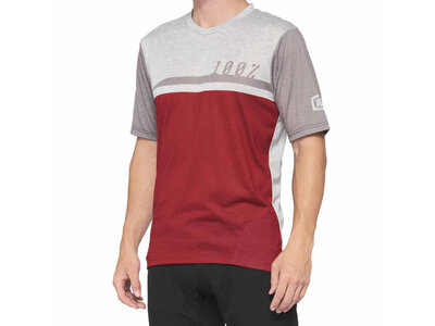 100 Percent AIRMATIC Jersey Cherry/Grey XL