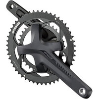 Full Speed Ahead Omega Crankset- 170mm, 11-Speed, 50/34t, 120/90 BCD, Full Speed Ahead MegaExo 19 Spindle Interface, Black