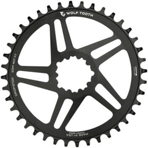 Wolf Tooth Components Wolf Tooth Direct Mount Chainring - 42t, SRAM Direct Mount, For SRAM 3-Bolt, 6mm Offset, Drop-Stop B, Flattop Compatible, Black Wolf Tooth Components Wolf Tooth Direct Mount Chainring - 42t, SRAM Direct Mount, For SRAM 3-Bolt, 6mm Offset, Drop-Stop B, Flattop Compatible, Black