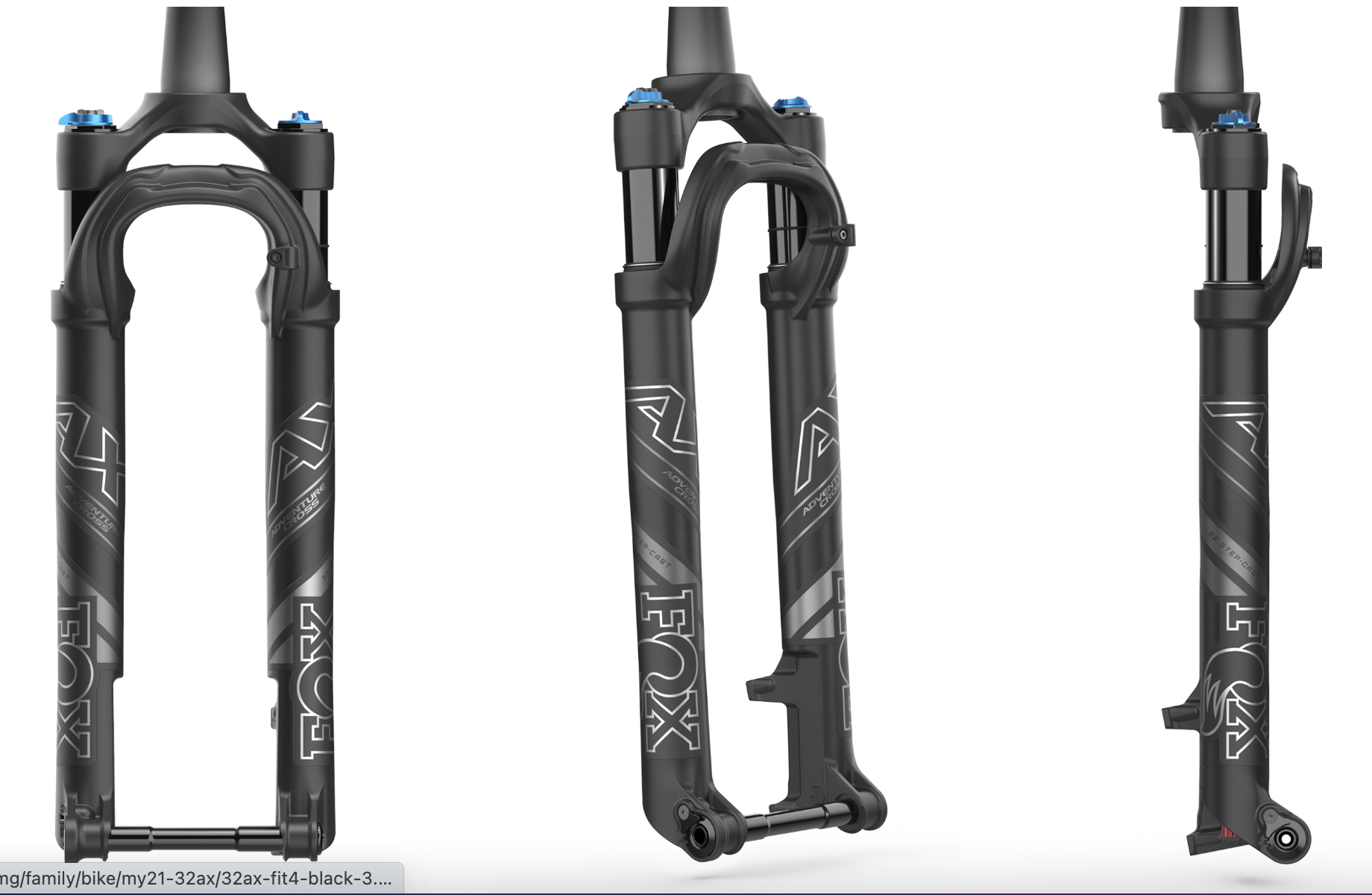 RockShox CUT Fox 32 Step Cast AX Adventure Cross Suspension Fork 40mm via Float EVOL air spring Pronghorn Bicycles