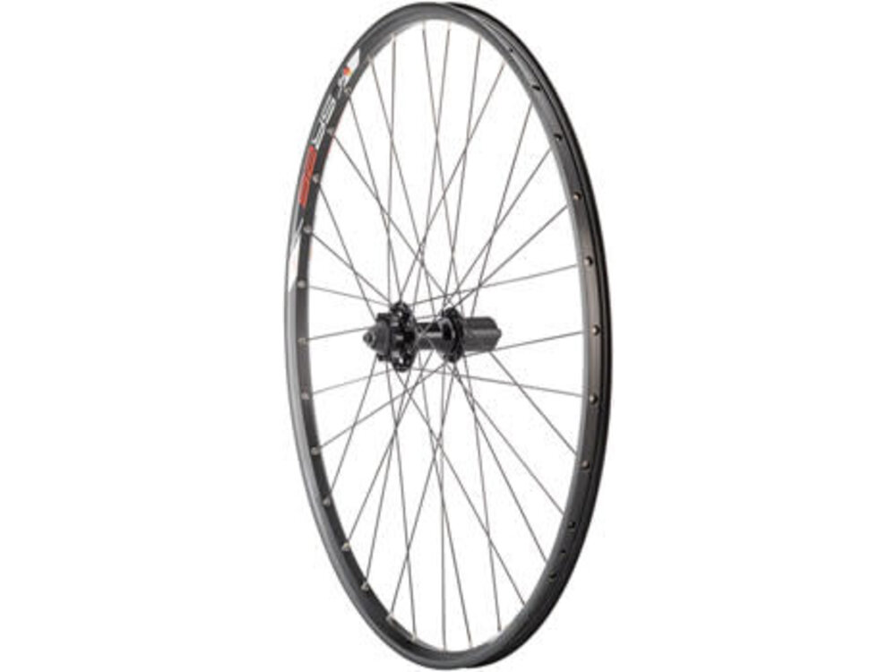Quality Wheels Quality Wheels Value Double Wall Series Disc Rear Wheel - 29", QR x 135mm, 6-Bolt, HG 10, Black, Clincher, 32H