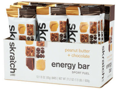 Skratch Labs Skratch Labs Skratch Labs Energy Bar Sport Fuel  - Peanut Butter and Chocolate, Box of 12