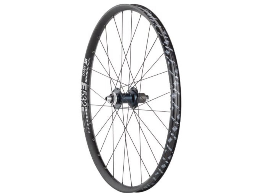 Quality Wheels Quality Wheels Shimano SLX/DT E532 Rear Wheel - 27.5", 12 x 148mm, Center-Lock, Micro Spline, Black