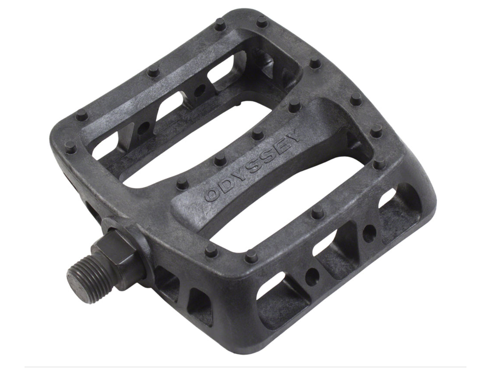 Odyssey Odyssey Twisted PC Pedals - Platform, Composite/Plastic, 9/16", Black