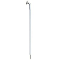 Strong 230mm Stainless Steel Single Butted 13/14g - Silver - J Bend