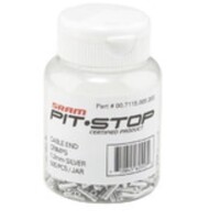 Cable Crimps, Derailleur, 1.2mm, Silver, 500/Count