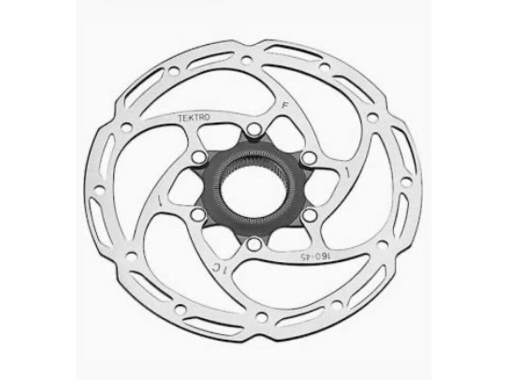 Tektro Tektro TR-35 Disc Brake Rotor - 180mm, Center-Lock, 1.8mm Thickness, Silver